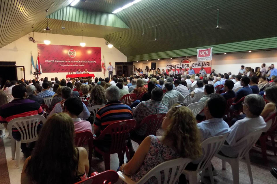 La boleta que llama a votar la Juventud Radical