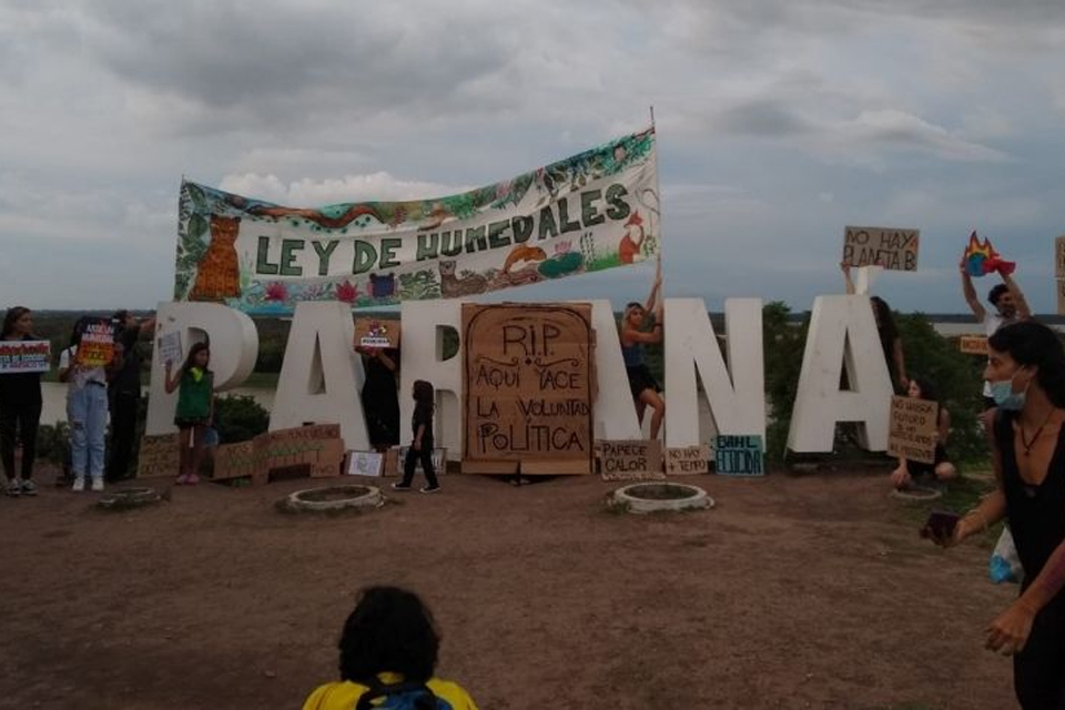 Reclaman a diputados entrerrianos por la Ley de Humedales 