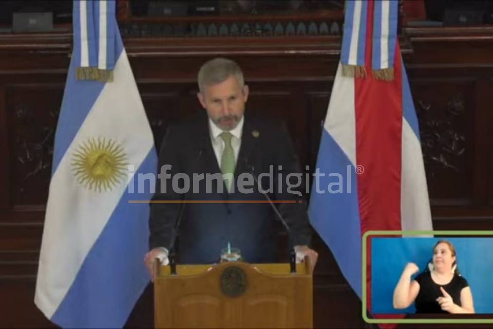 Frigerio reprochó la herencia y remarcó el ajuste de Milei