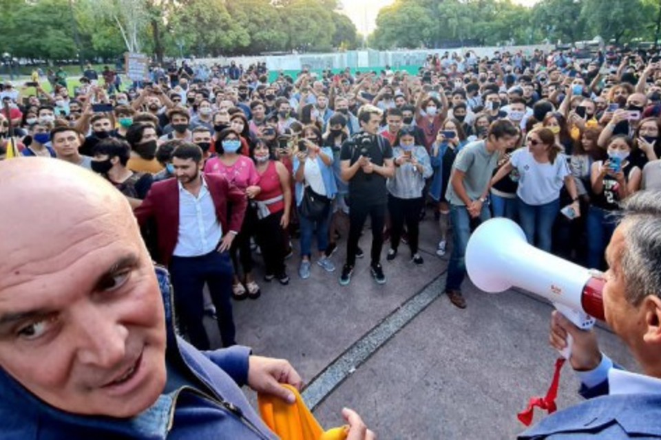 El insulto de Espert al líder del radicalismo mendocino