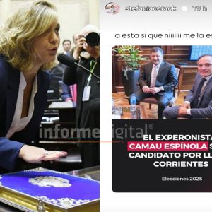 Cora aprovecha el pase de Camau Espínola a LLA para vincular a Kueider con el mileísmo