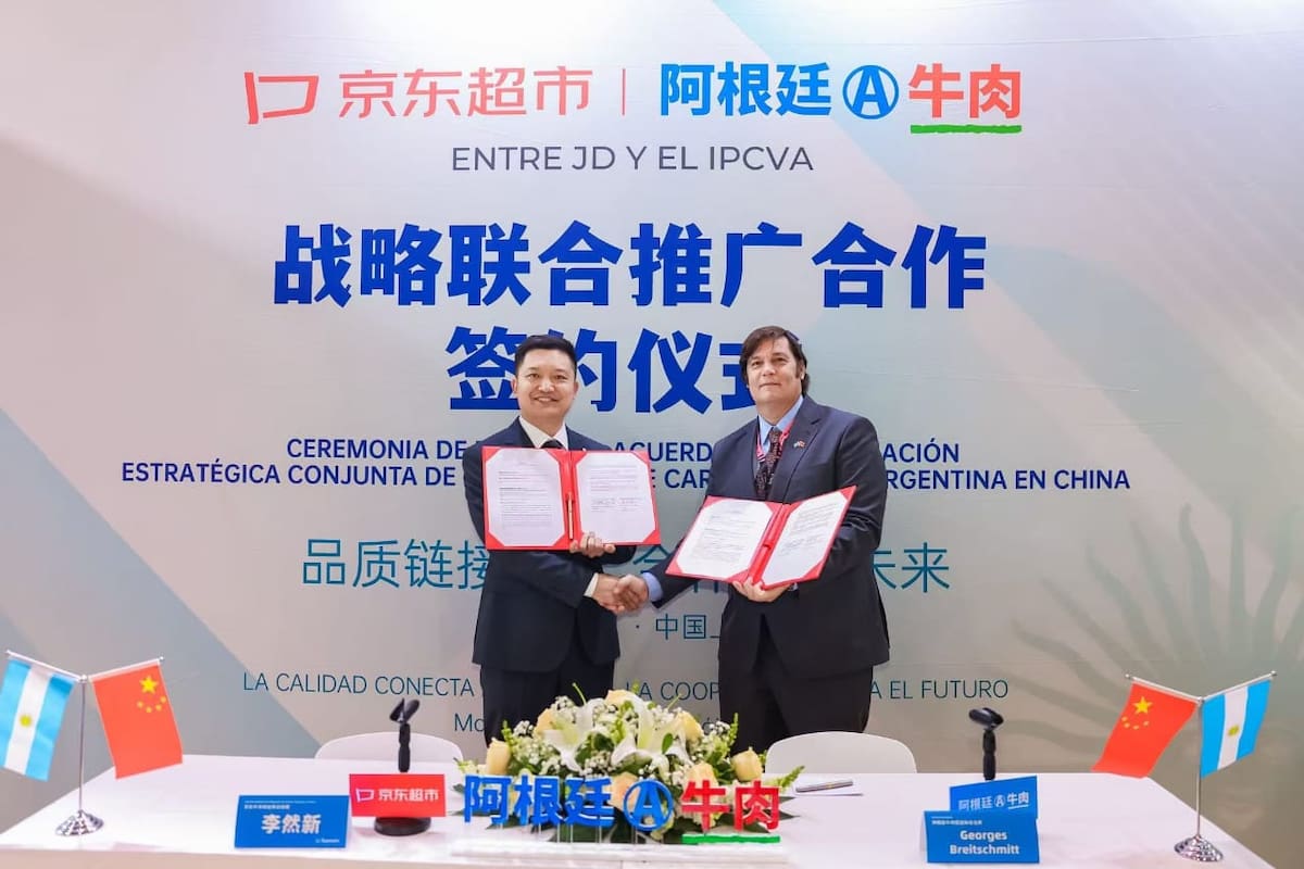 Acuerdo para promocionar la carne argentina en China con una de las empresas más grandes del mundo
