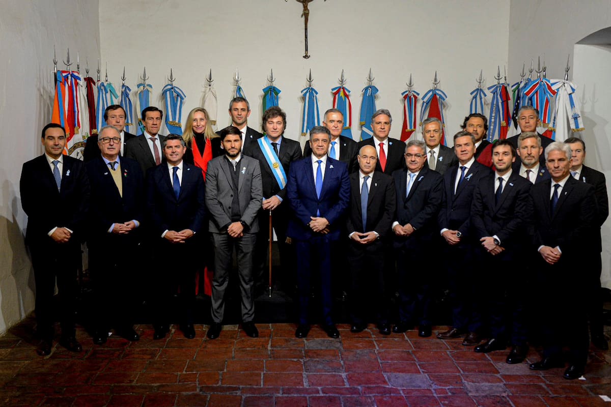 Máxima tensión. Los gobernadores dicen que le responderán a Milei en el Senado